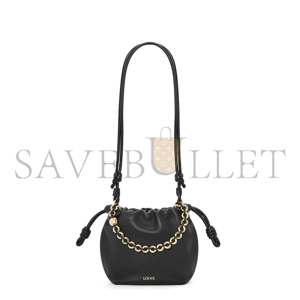 LOEWE MINI FLAMENCO PURSE BAG IN MELLOW NAPPA LAMBSKIN A914CBPX03-1100 (23*17*5.5cm)